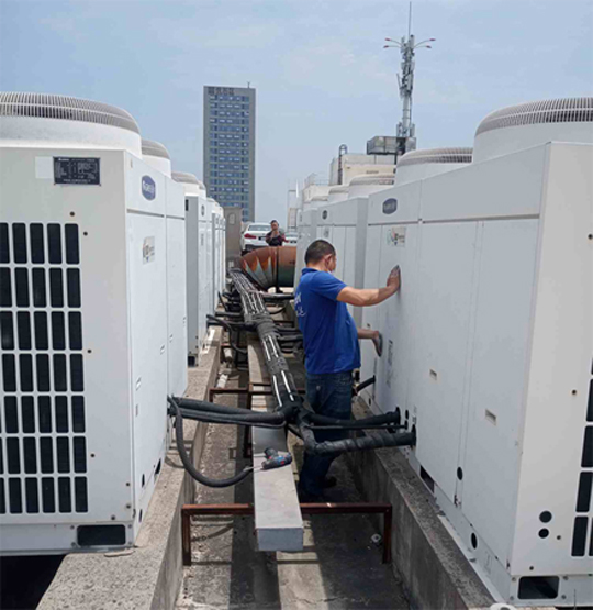 秦安中央空调制热和不制冷系统维修方法